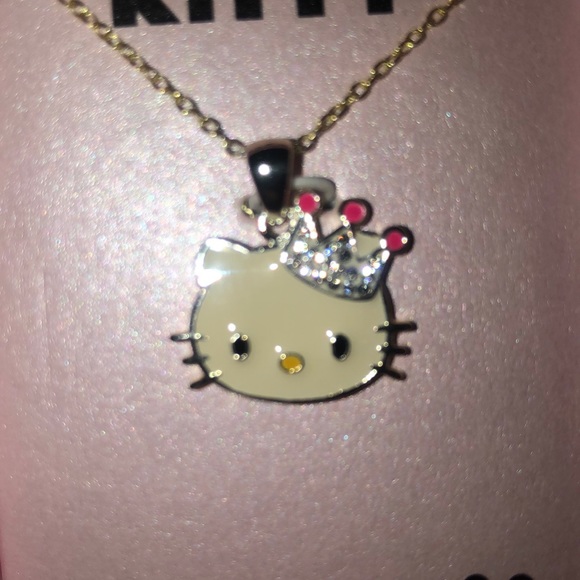 Hello Kitty Princess Sterling Silver Necklace - Picture 2 of 3